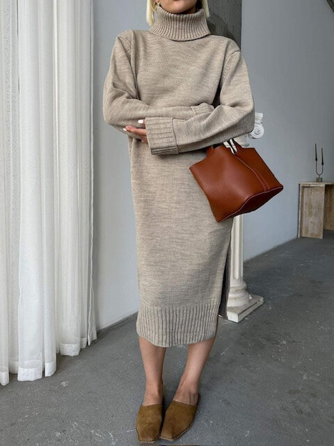 Knitted dress - Cigar, One Size